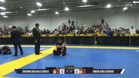 Simone Renee Goddard vs Giovanna Natalina Clemente 2026 Pan IBJJF Jiu-Jitsu No-Gi Championship