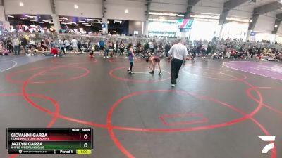 75 lbs Cons. Round 4 - Jazlyn Garza, Amped Wrestling Club vs Giovanni Garza, Texas Wrestling Academy