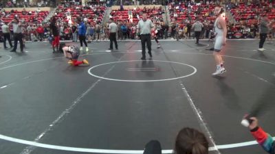 110 lbs Champ. Round 2 - Tayber Driggs, Manhattan Wrestling Club vs Ryder Owens, South Central Punishers