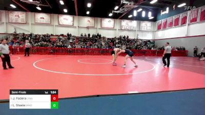 190 lbs Semifinal - James Fodera, Lynnfield/N.Reading vs Luke Steele, Sandwich