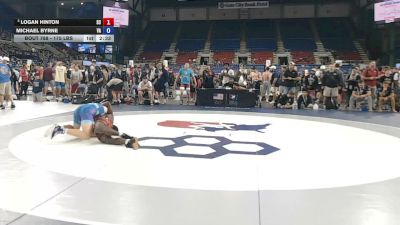 175 lbs Champ. Rd Of 64 - Logan Hinton, South Carolina vs Michael Byrne, Virginia