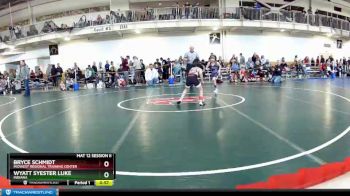 56 lbs Cons. Round 1 - Wyatt Syester Luke, Indiana vs Bryce Schmidt, Midwest Regional Training Center