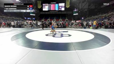 113 lbs Cons. Rd Of 64 - Mason Bruber, NE vs Jax Quintana, CO