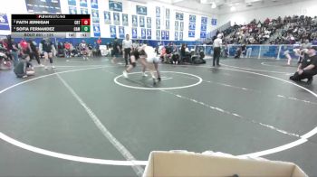 125 lbs 5th Place Match - Faith Jernigan, Cerritos vs Sofia Fernandez, Camarillo