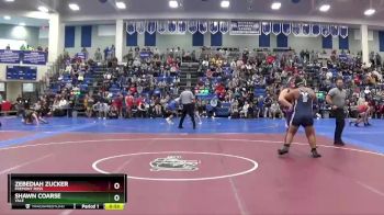 285 lbs Cons. Round 4 - Zebediah Zucker, Fremont Ross vs Shawn Coarse, Yale