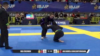 Ana Gabriela Cavalcanti BragaAna vs Nika Stachwiuk 2025 European Jiu-Jitsu IBJJF Championship