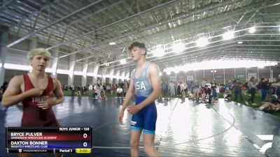 138 lbs Cons. Round 3 - Daxton Bonner, Wasatch Wrestling Club vs Bryce Pulver, Sanderson Wrestling Academy