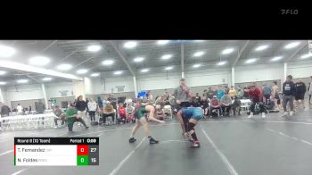 120 lbs Round 8 (10 Team) - Taina Fernandez, Diamond Fish vs Nate Foldes, Virginia Team Predator