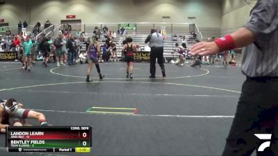 85 lbs Semis & 1st Wrestleback (8 Team) - Bentley Fields, Team Illinois vs Landon Learn, Ares Red