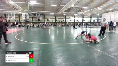 133 lbs Consi Of 8 #2 - Franky Medina, Virginia Tech vs Andrew Binni, Naval Academy Prep School