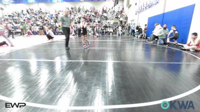 83 lbs Rr Rnd 2 - Kai Bass, Grove Takedown Club vs Ryker Bishop, Salina Wrestling Club