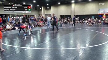 50 lbs Round 3 (6 Team) - Laurel Arnott, Blackman WC vs Benjamin Foster, NC National Team White