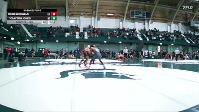 149 lbs Champ. Round 1 - Ryan Michaels, Edinboro vs Clayton Jones, Michigan State