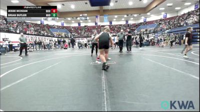 3rd Place - Jesse Mckean, Huskey Wrestling Club vs Brian Butler, Madill Takedown