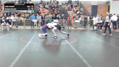 132 lbs Consi Of 8 #1 - Liam Christ, Brookline vs Ronan Miller, Boston Latin