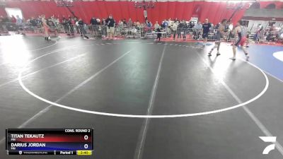 145 lbs Cons. Round 2 - Titan Tekautz, MN vs Darius Jordan, MN