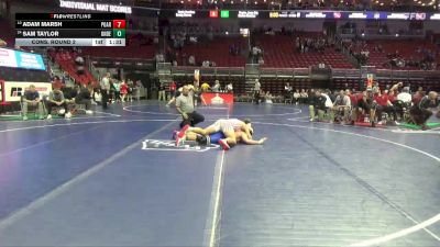 1A-215 lbs Cons. Round 2 - Adam Marsh, Pocahontas Area vs Sam Taylor, Underwood
