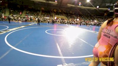 110 lbs Consi Of 8 #1 - Zoe Greer, Betterman Elite vs Kaylee Simmons, OKC Saints Wrestling