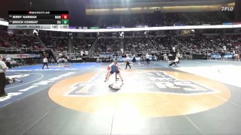 II-152 lbs Champ. Round 1 - Jerry Harman, Maine Endwell vs Brock Conway, Seaford