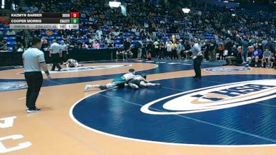 132 lbs Semis & 1st Wrestleback (8 Team) - Cooper Morris, Coal City vs Kazmyn Barber, Dixon (H.S.)