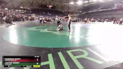 3A 182 lbs Cons. Round 3 - Carter Kinney, Stanwood vs Cameron Whitt, Lakeside (Seattle)