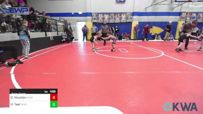 46 lbs Semifinal - Daxton Houston, Skiatook Youth Wrestling vs Hudson Teel, Sperry Wrestling Club