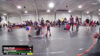 45 lbs Cons. Round 2 - Beylur Barden, KC Elite vs Craig Taylor, NoWorries Academy