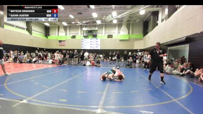 126 lbs Quarterfinal - Bryson Drennen, Georgia vs Gavin Austin, Roundtree Wrestling Academy