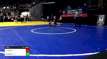 45 lbs Round Of 16 - Jett Joiner, Lebanon, MO vs Rocco Ritchie, Mountain Home Flyers