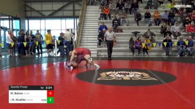 197 lbs Quarterfinal - Will Balow, Minnesota Unattached vs Martin Mueller, South Dakota State Unattached