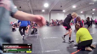 45 lbs Cons. Round 2 - Nathan Cabrera, Fort Mill vs Wyatt Broughton, Mighty Warriors Wrestling Acad