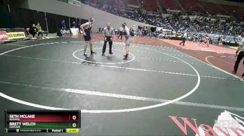 4A-182 lbs Champ. Round 1 - Seth McLane, Mazama vs Brett Welch, Cascade