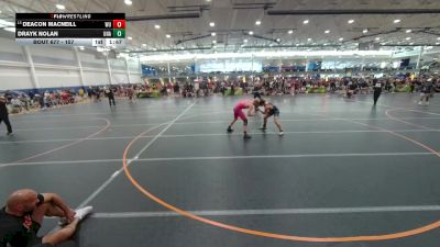 157 lbs Cons. Round 1 - Deacon Macneill, Wrestling University vs Drayk Nolan, Unattached