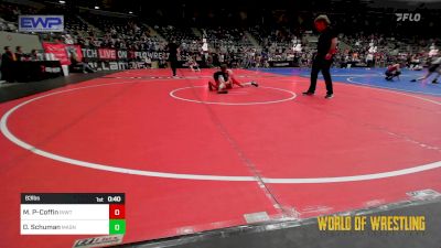 83 lbs Consi Of 4 - Miro Parr-Coffin, Inland Northwest Wrestling Training Center vs Dominic Schuman, Mat Assassins