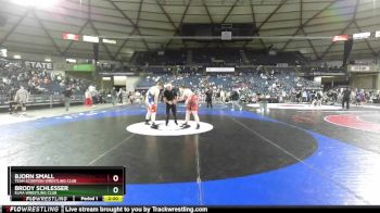 215 lbs Round 2 - Brody Schlesser, Elma Wrestling Club vs Bjorn Small, Team Scorpion Wrestling Club