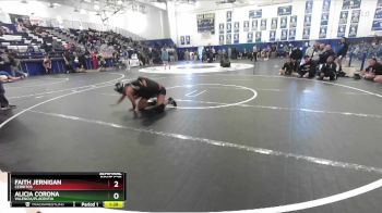 125 lbs Semifinal - Faith Jernigan, Cerritos vs Alicia Corona, Valencia/Placentia