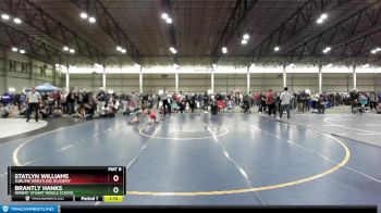 70 lbs Quarterfinal - Brantly Hanks, Robert Stuart Middle School vs Statlyn Williams, Sublime Wrestling Academy