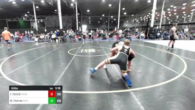 191 lbs Quarterfinal - Ian Holub, Team Nauman Wrestling Club Blue vs Brayden Horne, D3 Training Center