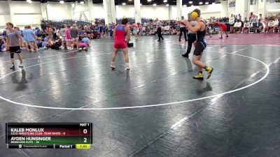 150 lbs Round 3 (16 Team) - Ayden Hunsinger, Brawlers Elite vs Kaleb Monlux, S.E.O. Wrestling Club- Team White