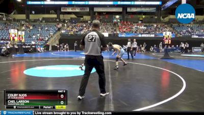 149 lbs Cons. Round 2 - Colby Njos, St. Cloud State vs Cael Larson, Augustana (SD)