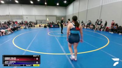 164 lbs Round 3 (8 Team) - Abbie Miles, Pennsylvania Red vs Amy Sorto, Texas Blue