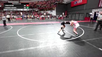 140 lbs Semifinal - Dominic Manno, RT Elite Wrestling vs Titan Ritter, Askren Wrestling Academy