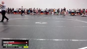 129 lbs Quarterfinal - Swayze Martin, Alpha Elite vs Kolby Quint, Ark City Takedown Wrestling Cl