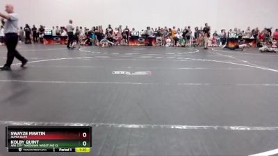 129 lbs Quarterfinal - Swayze Martin, Alpha Elite vs Kolby Quint, Ark City Takedown Wrestling Cl