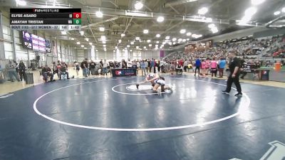 U17 Women - 57 lbs Champ. Round 2 - Elyse Asaro, ID vs Amayah Tristan, WA