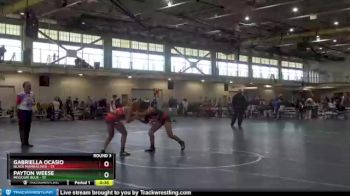 127 lbs Round 3 (4 Team) - Gabriella Ocasio, Black Mambas Red vs Payton Weese, Missouri Blue