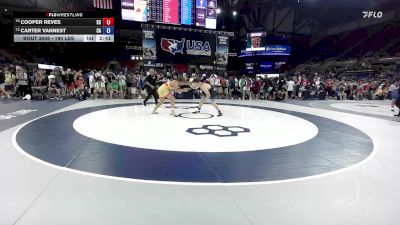 190 lbs Cons. Rd Of 32 - Cooper Reves, KS vs Carter Vannest, CA