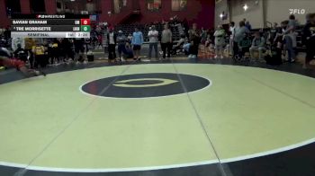 184 lbs Semifinal - Savian Graham, Montevallo vs Tre Morrisette, Life University