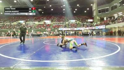 90 lbs Cons. Round 4 - Chris Tezak, Lockwood Wrestling Club vs Easton Murphy, Billings Wrestling Club