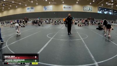 110 lbs Round 3 (6 Team) - Bryce Siem, Mat Assassins Black vs Jackson Niederkohr, CP Wrestling Academy